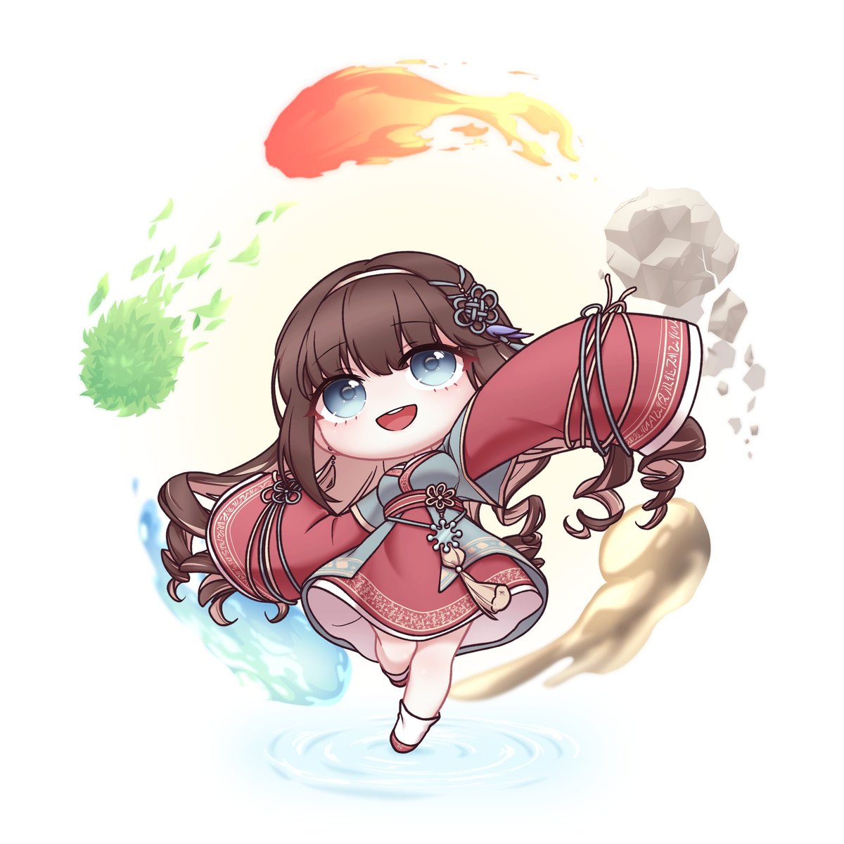 💚 에즈 (<a href="/EZE_commission/">에즈 커미션</a>) 작가님께서 그려주시고 
아비치 스파클(<a href="/AviciSparkle/">아비치 스파클🐕🎀</a> )님께서 주신 그림!💛 

사주 오행까지 표현하신 그림은 찌덕이도 처음인데, 
그만큼 기억에 남고 감사한 것이에요+_+bb 

덕분에 엄청나게 기쁩니다! 곰마워요! (//ㅁ//)