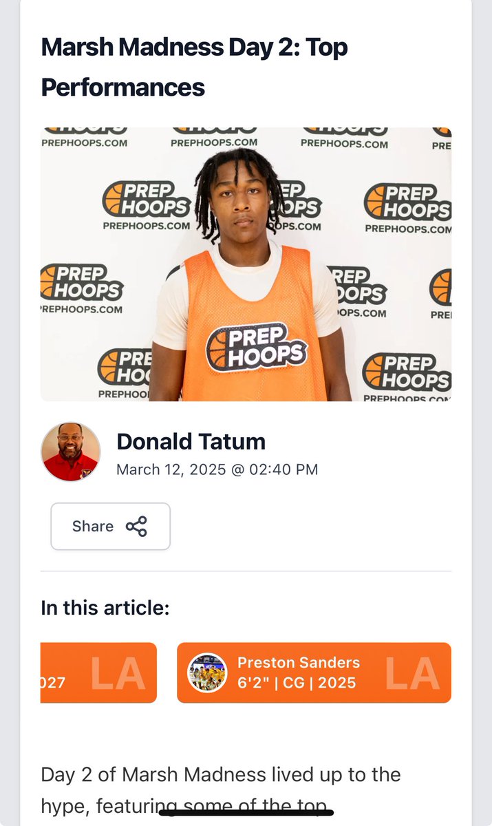 Preston Sanders (c/o ‘25 ) left it all on the floor in his last game of his senior year.
<a href="/ZwolleHawksBB/">ZwolleHawksBB</a> <a href="/cpt_tatum/">Donald Tatum</a>  <a href="/PrepHoopsLA/">Prep Hoops Louisiana</a>