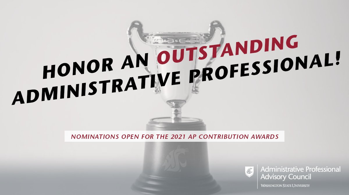 WSU_APAC's tweet photo. Deadline for AP Contribution Award nominations is April 3 - https://t.co/K9Tu4eS92I https://t.co/cyP8b3ciQo