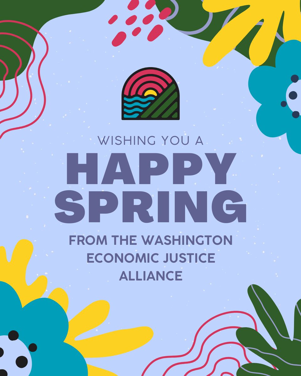 endpovertyinWA's tweet photo. 🌸✨ Happy Spring! ✨🌸
As the season of renewal begins, we celebrate growth, connection, and new possibilities. 🌱💛
May this spring bring fresh opportunities, joy, and a renewed commitment to economic justice for all. 🌿🌞
#HappySpring #EconomicJustice https://t.co/0rg6zPQri4