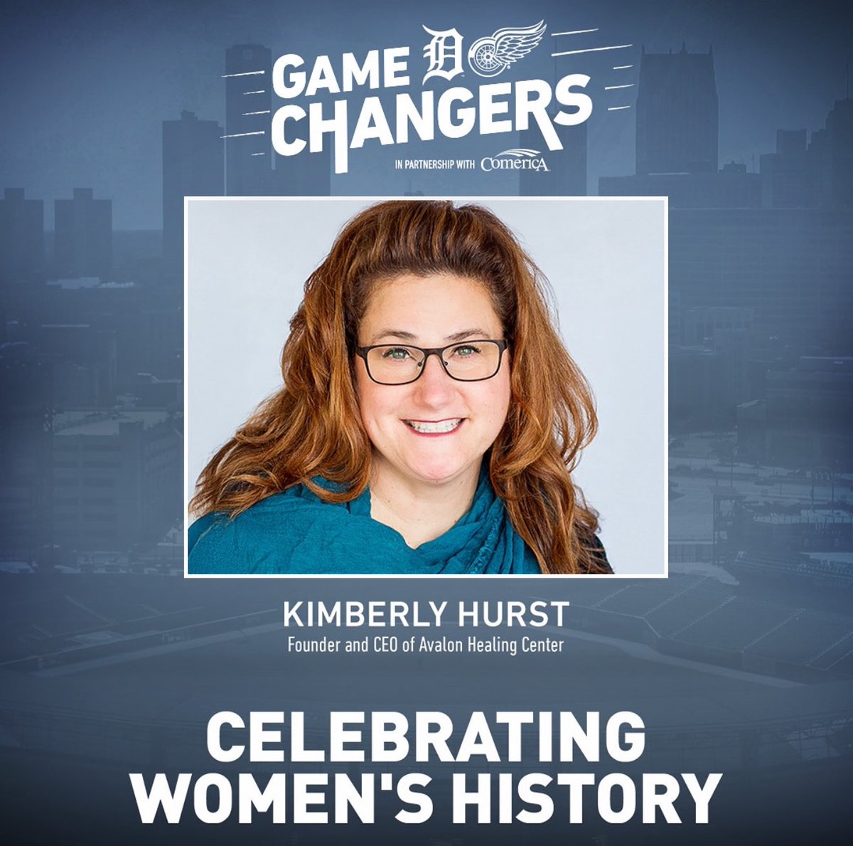 Kimberly Hurst, Founder &amp; CEO of Avalon Healing Center, is our next #WomensHistoryMonth Game Changer honoree. 

For more on Kimberly's work to support victims of sexual assault in metro Detroit visit: atmlb.com/41zSzEA