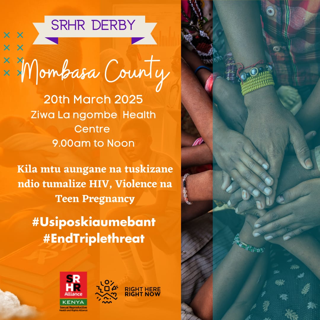 Millie Akinyi (@amillo23vuvu) on Twitter photo #UsiposkiaUmebant
#EndTrippleThreat
<a href="/RHRNKenya/">Right here Right now Ke</a> <a href="/KenyaSRHR/">Kenya SRHR Alliance</a> <a href="/LadiesNawiri/">Nawiri Ladies Organization</a> <a href="/YUWMNairobi/">Young Urban Women Movement Nairobi</a> <a href="/Urban_Movement_/">Young Urban Women Mombasa</a>
It all requires Mutual efforts and agreement together we win divided we fall! #UsiposkiaUmebant
#EndTrippleThreat
<a href="/RHRNKenya/">Right here Right now Ke</a> <a href="/KenyaSRHR/">Kenya SRHR Alliance</a> <a href="/LadiesNawiri/">Nawiri Ladies Organization</a> <a href="/YUWMNairobi/">Young Urban Women Movement Nairobi</a> <a href="/Urban_Movement_/">Young Urban Women Mombasa</a>
It all requires Mutual efforts and agreement together we win divided we fall!