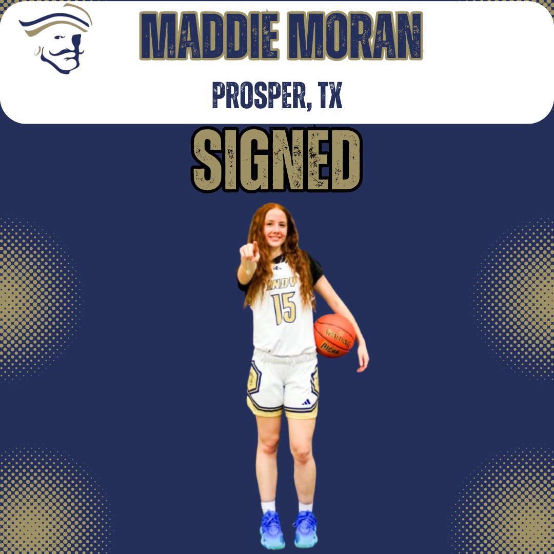We are pleased to announce another one of our signings for 2025. Meet Maddie Moran <a href="/maddiemoran_24/">Maddie Moran</a> a 5'10 Forward from Prosper, TX who played at Ray Braswell HS. We are super excited to have Maddie come play for us next season. #FuturePirates #EAT