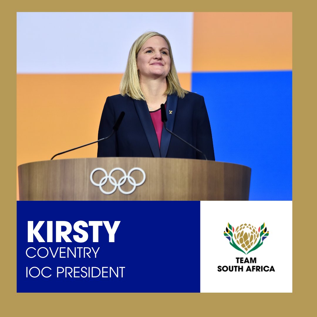 🌍🏆 History made for African sport!
Kirsty Coventry becomes the first African and first female President of the IOC! 🎉 From Olympic champion to global leader, she continues to break barriers and inspire generations.
A true trailblazer for Africa! 🇿🇼💫

#KirstyCoventry