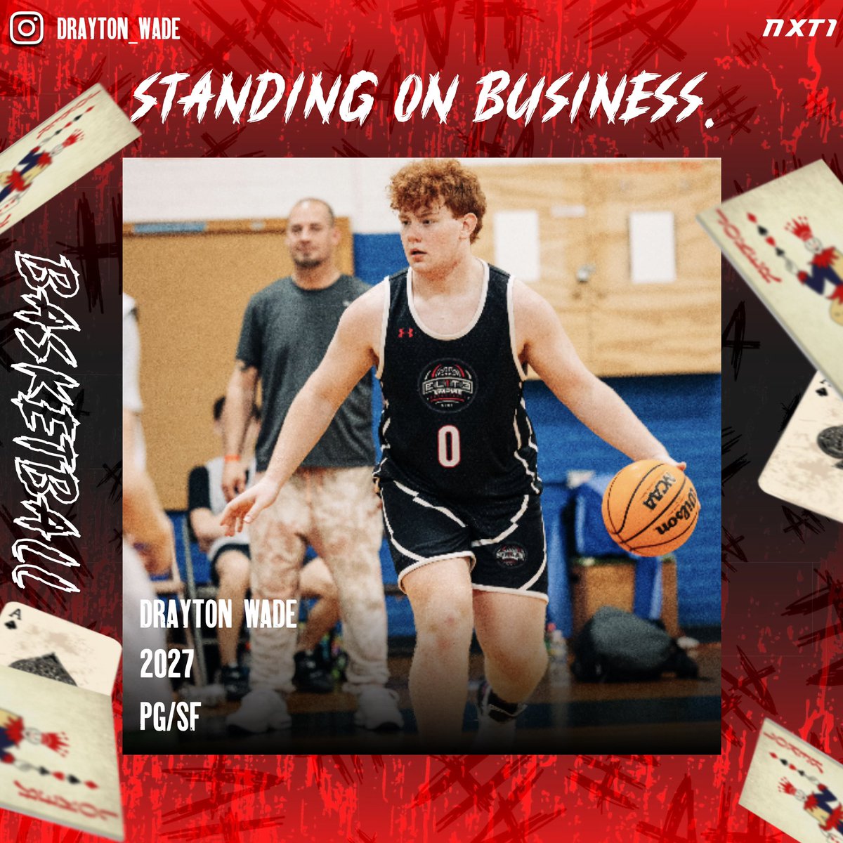 nxt1sports's tweet photo. Checkout C/O 27 rising athlete @DraytonWade 🏀🚀 Welcome to NXT1! 

View his NXT1 prospect profile ⬇️
https://t.co/sHdYA3cpFh

🔥Download the NXT 1 app &amp; get graphics, profiles, elite recruiting tools, &amp; more FREE! https://t.co/xSsO60zuCC

@nxt1basketball_ https://t.co/3fQWYHaBNj