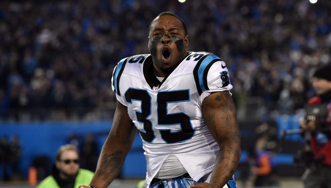 Who said FB's aren't cool? The Toldozier Mike Tolbert brings us to 35 days till the NFL Draft!! #KeepPounding