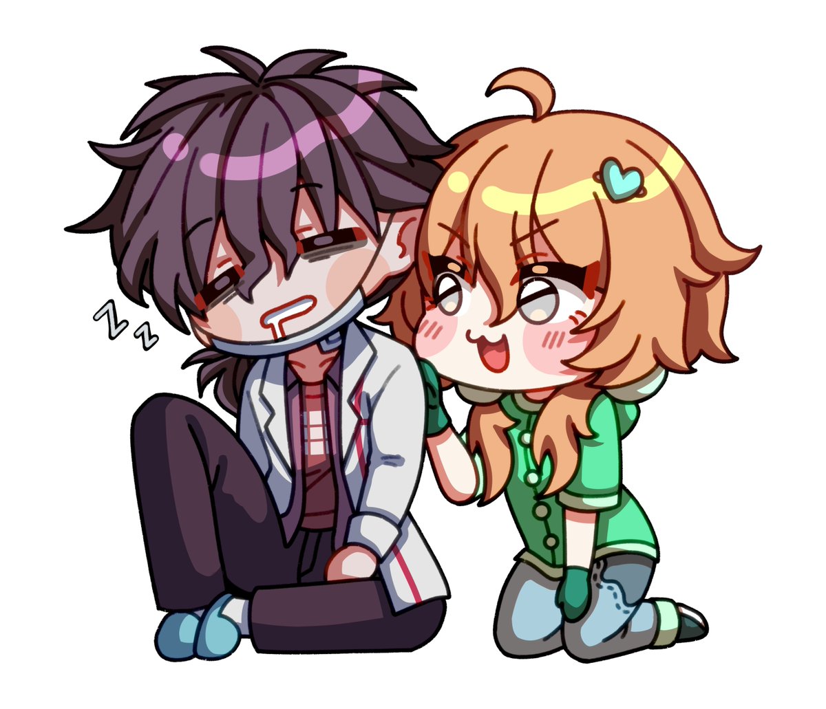 StarlightScars's tweet photo. Thank you so much to KokkunRimu for this chibi Shichirou / Vocal Exercises piece!

GO COMM RIMU, HER STUFF IS BANGER!!!!

#bravedr #bravedanganronpa #yumeship https://t.co/Gyd71io04y