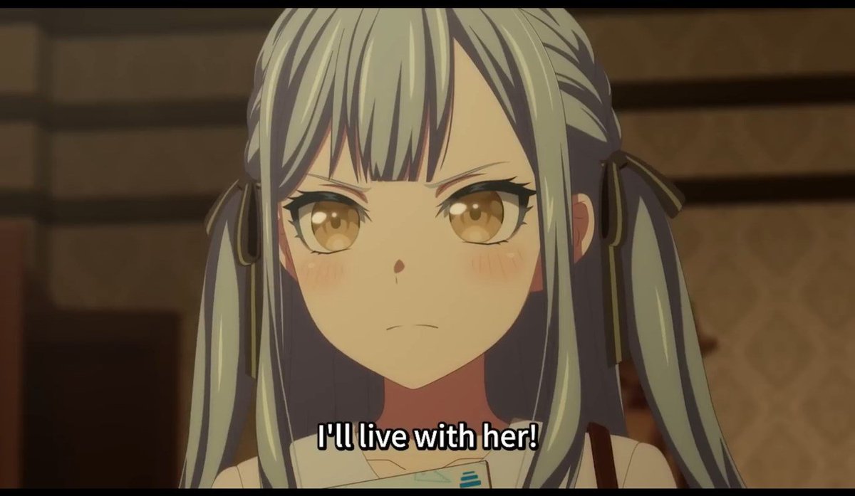 yuri saved ave mujica 😭

I was hoping for a kiss, but marriage is fine i guesss ♥️

#アニメムジカ_ネタバレ感想