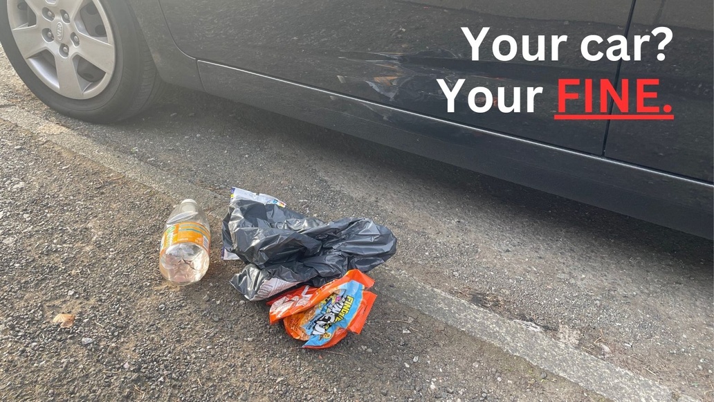 If you own a car that litter is dropped from, you can now be fined.

If it is your car, it is your responsibility, even if you weren't driving at the time.

Report littering from vehicles: orlo.uk/jWrQw

#CleanGreenMCR