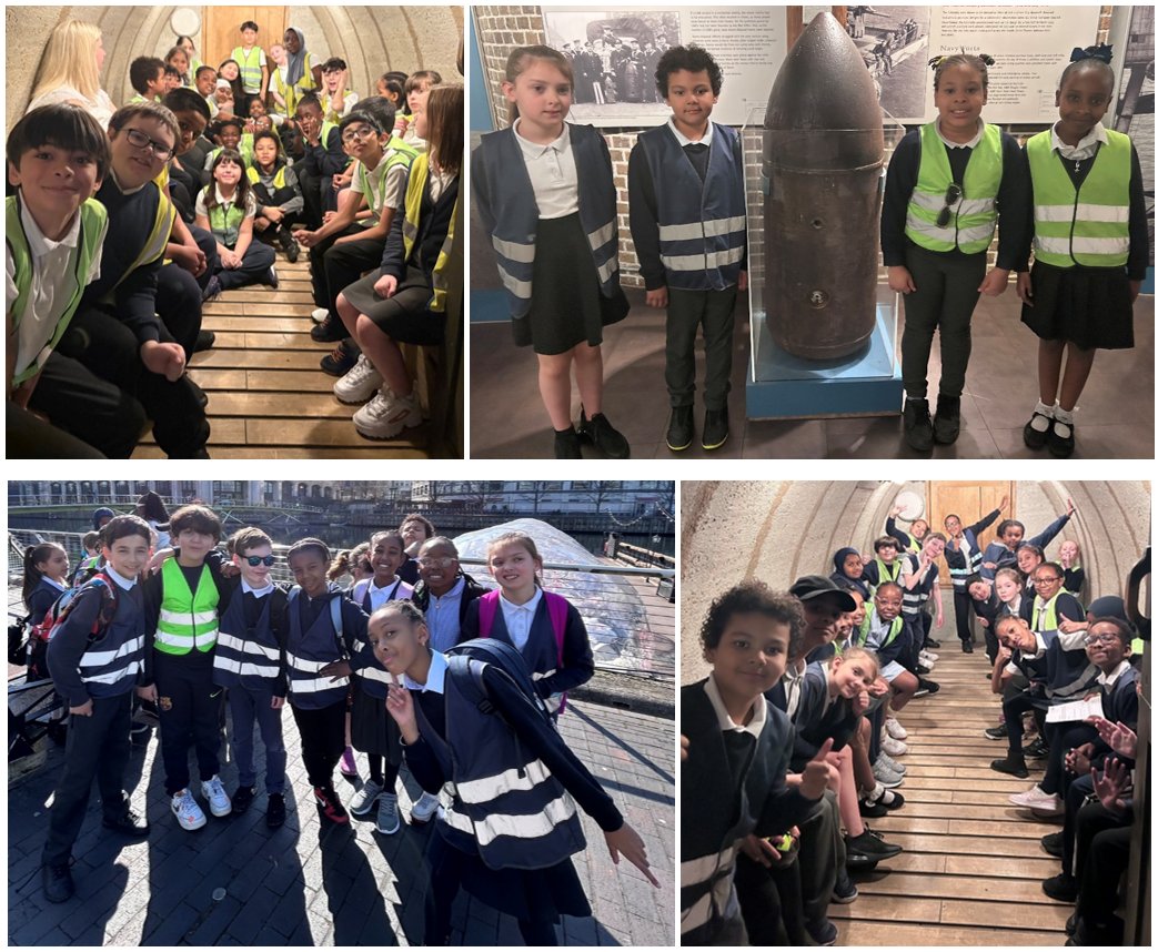 Year 4 visited the London Docklands Museum to expand their learning on what life was like in London during WW2. They enjoyed sitting in an Anderson shelter, finding out about eyewitness accounts of the Blitz and trying on costumes from history of the Docklands.