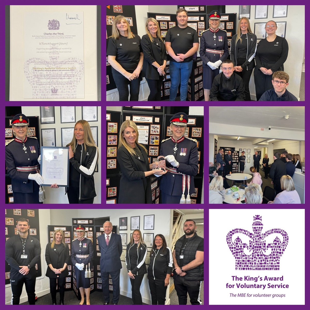 UTurn4Support's tweet photo. 🎉 Milestone Alert! 🎉 

We're thrilled to announce that we’ve received the King’s Award for Voluntary Service! This honour reflects the hard work of our amazing team over the past five years. Thank you for your support—here’s to making even more positive impacts together! 🧡 https://t.co/kAqD4AQ03p