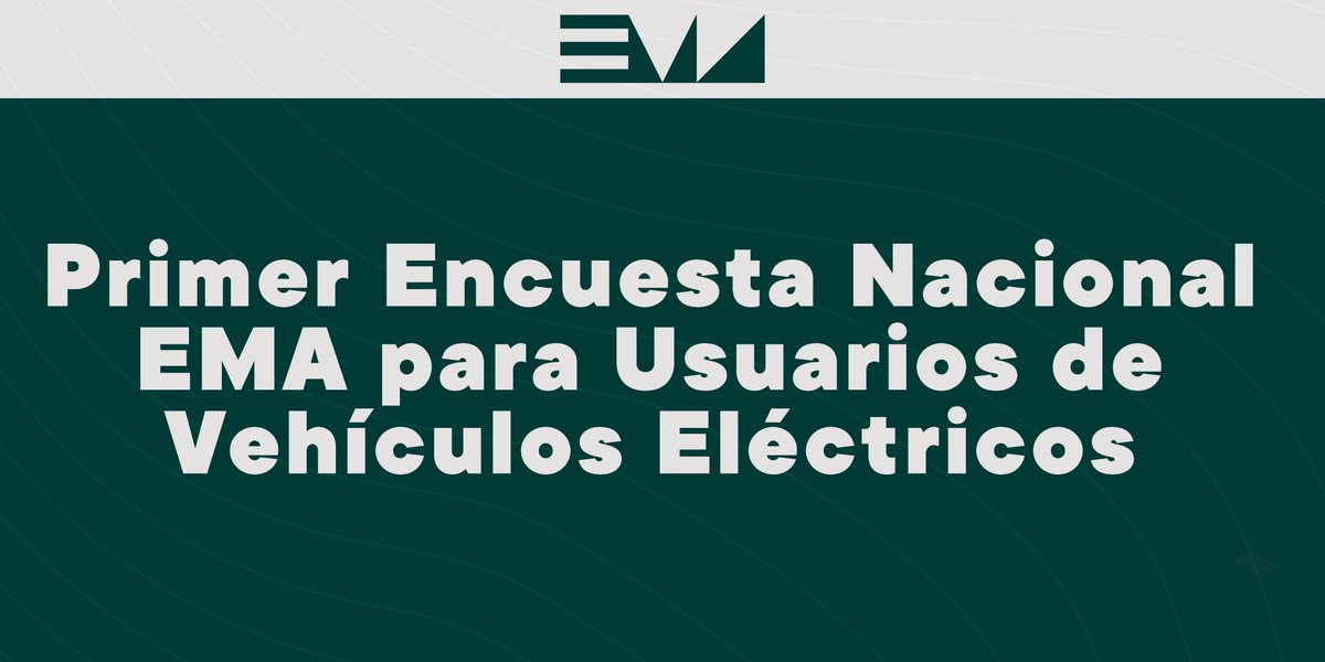 EMA_Asociacion's tweet photo. Si manejas un auto eléctrico o híbrido, tu opinión es clave. Cuéntanos tu experiencia en la Primer Encuesta Nacional EMA para Usuarios Electromovilidad, podrías recibir una tarjeta de recarga de $1,500 MXN de @evergo_global, #VEMO o XC POWER by QiOn o un coche en miniatura de @JACMotorsMX.

🔗 https://t.co/YTWwnaKLLn