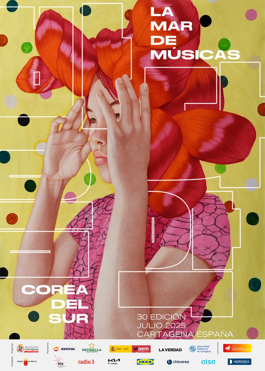 Mar Saura Rosique (@marsaurarosique) on Twitter photo Muy chulo el cartel de este año de <a href="/mardemusicasct/">La Mar de Músicas</a> especial Corea del Sur. Una pintura de Ángeles Agrela y el diseño de texto de Pepo Devesa Muy chulo el cartel de este año de <a href="/mardemusicasct/">La Mar de Músicas</a> especial Corea del Sur. Una pintura de Ángeles Agrela y el diseño de texto de Pepo Devesa
