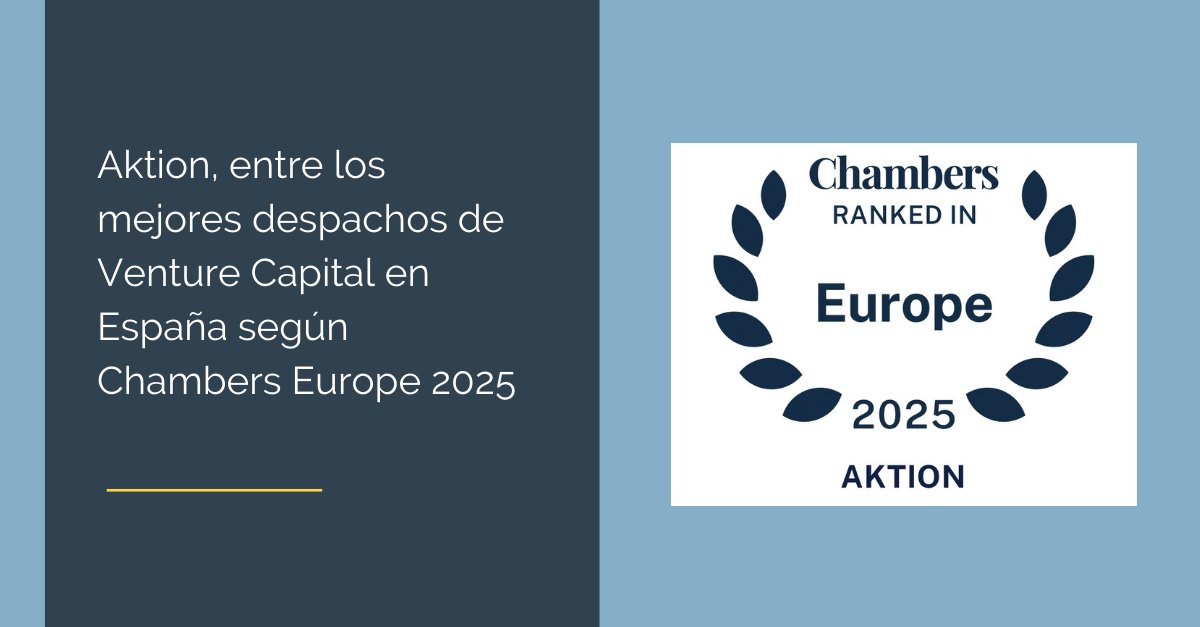 [#GoodNews💥] <a href="/AktionLegal/">AKTION LEGAL</a> de nuevo entre los mejores despachos de Venture Capital en España según <a href="/ChambersGuides/">Chambers and Partners</a> Europe 2025.

¡Gracias a todos los que nos acompañan en este camino!

aktionlegal.com/aktion-de-nuev…