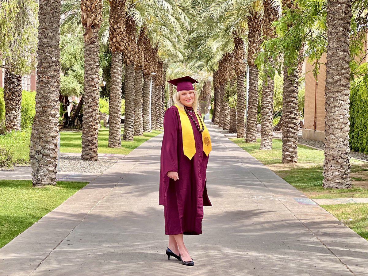 asuonline's tweet photo. From stay-at-home mom to UX pro! 🎓 Chris Spicuzza reentered the workforce with a Master’s from ASU Online—proving education has no timeline. 💻✨ #ASUOnline #NeverStopLearning #UXDesign https://t.co/ElcPjS2q42 https://t.co/QczDOgiz9P