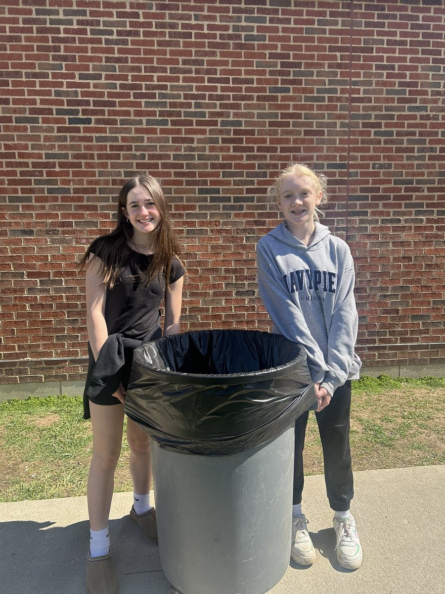 So proud of these 6th graders who (voluntarily) picked up trash around our playground two recesses in a row! A perfect example of #ayercares <a href="/ayerelementary/">Ayer Elementary</a>