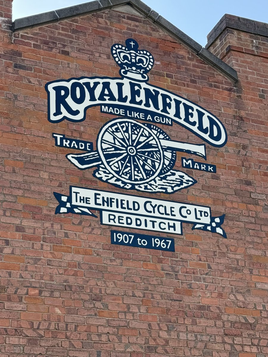 320 miles today to find some interesting landmarks. This is the site of the old Royal Enfield Factory