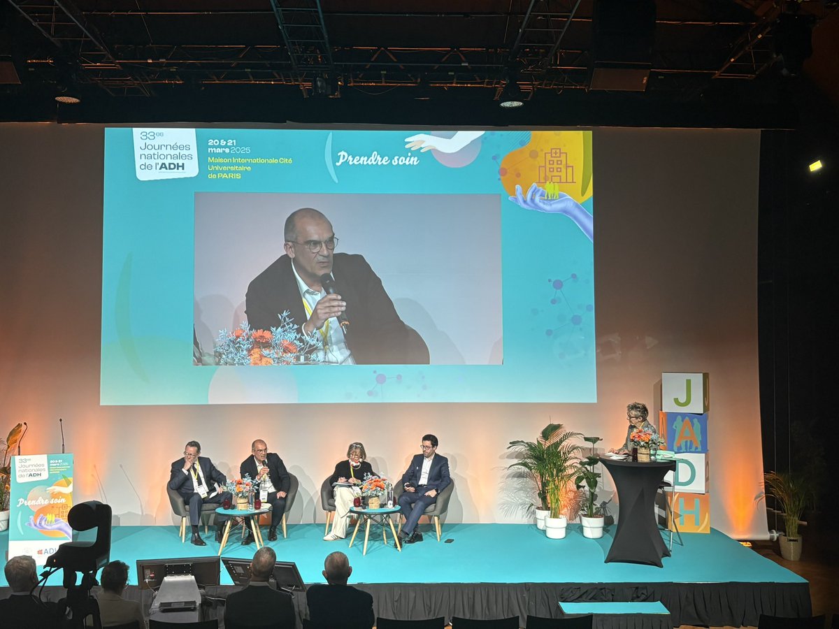 🔴 EN DIRECT #JournéesADH2025 | Table ronde : Prendre soin de nos établissements, hôpitaux magnétiques et attractivité

💡 Comment transformer nos établissements pour attirer et fidéliser les professionnels de santé ?

👥 Échanges autour de trois grands leviers :

🔹 Le concept