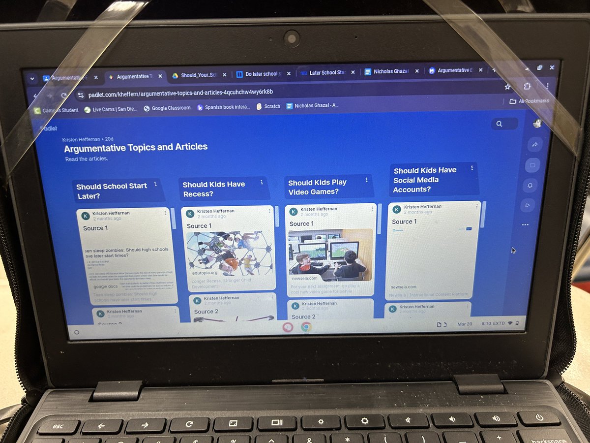 MadisonTrumbull's tweet image. Mrs. Heffernan’s students are working hard on editing and revising their Argumentative Essays! Students wrote their essays and used Magic School AI to give them feedback about their use of transitions in their writing. @padlet @Newsela @magicschoolai