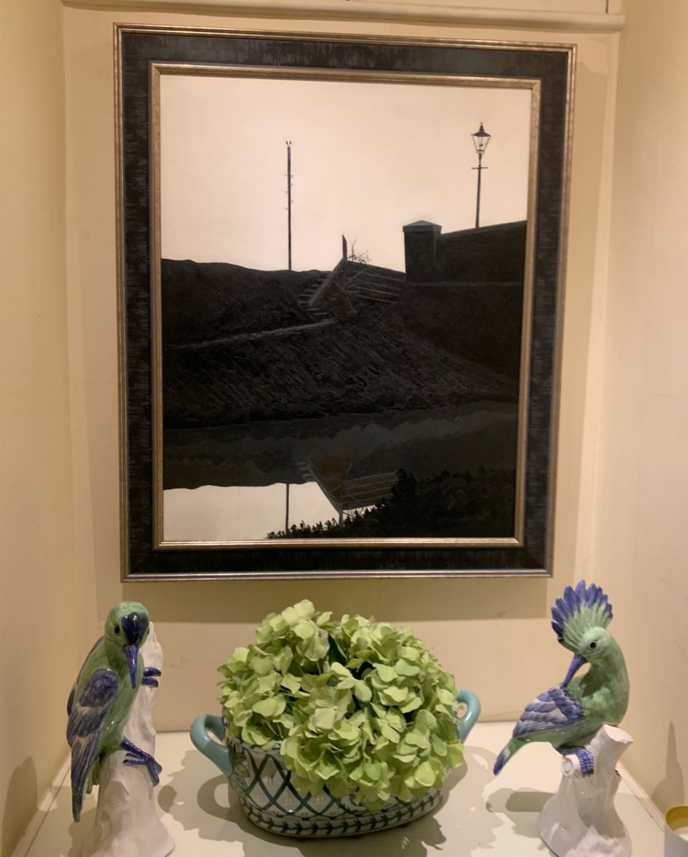A trip today to Central London to return a clients Maurice Wade painting after <a href="/TrentArtFraming/">Trent Art Framing</a> had reframed it in a fine <a href="/LarsonJuhl/">Larson-Juhl</a> moulding. In a home full of wonderful art this stands out as something quite exceptional.