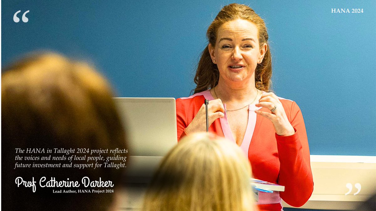 Next steps for a healthy Tallaght! 

Informed BY the community, FOR the community, the HANA project asked the people of Tallaght themselves – what do you need to be healthier and happier? 

Read the full report and recommendations: tcd.ie/medicine/publi…

#ResearchMatters