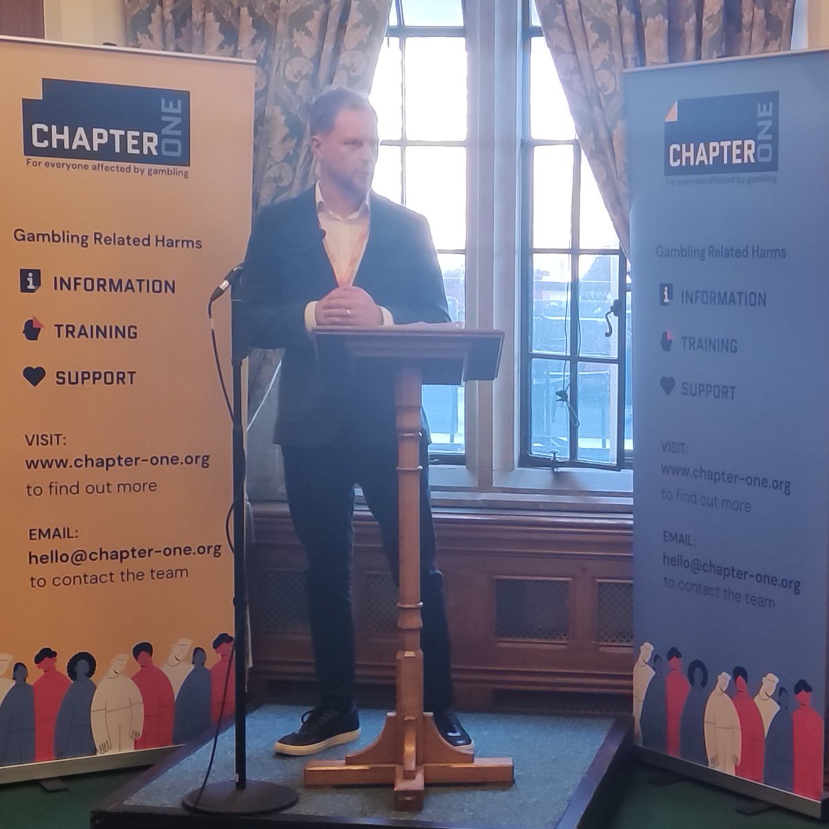 ChambrƩ (@chambrepa) on Twitter photo Delighted to be in Westminster for the national launch of <a href="/_chapter_one/">Chapter One</a>, a new service providing information and support for everyone affected by gambling. Looking forward to supporting their upcoming event at Stormont as this brilliant initiative rolls out across the UK Delighted to be in Westminster for the national launch of <a href="/_chapter_one/">Chapter One</a>, a new service providing information and support for everyone affected by gambling. Looking forward to supporting their upcoming event at Stormont as this brilliant initiative rolls out across the UK