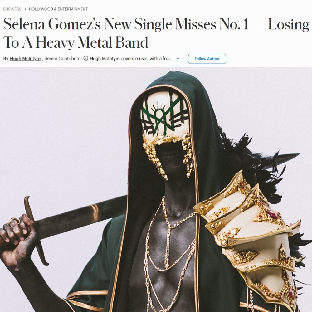 I don't think people realize how big a deal this is for Metal fans. Sleep Token beat out on of the biggest pop stars on the planet for itunes No.1