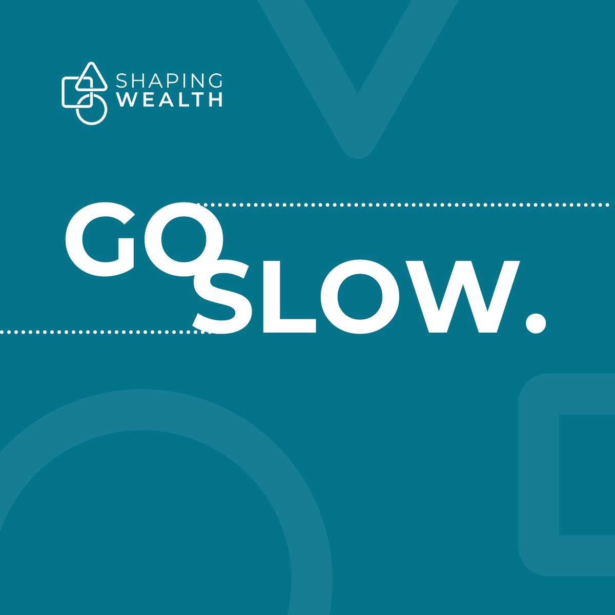 🗣️Increase efficiency
🗣️Automate everything
🗣️Do more
🗣️Move faster

The advice business happens a million miles an hour. Everywhere you turn, the message is go, go, go.

But the good stuff happens when you 𝙜𝙤 𝙨𝙡𝙤𝙬.