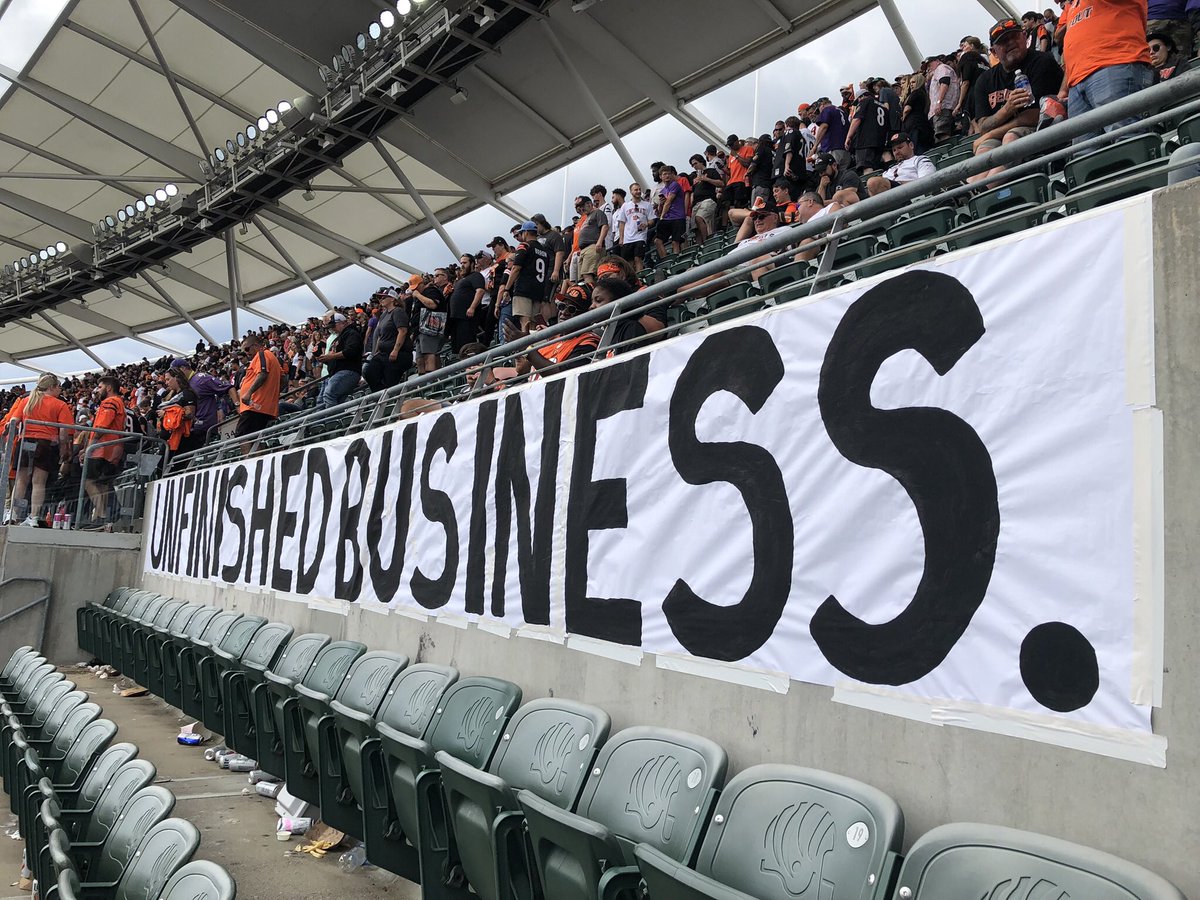 bengalbannerboy's tweet photo. @Bengals The #NFLMedia has been clueless about us since day 1 of the Burrow Era. And now they act like these 5 yrs never happened. Btw even local media like @jwilliamscincy can be excruciatingly inaccurate. This is how the 1st 2021 Super Bowl team was built! They will all succumb. WHODEY! https://t.co/kOCIct2vPo