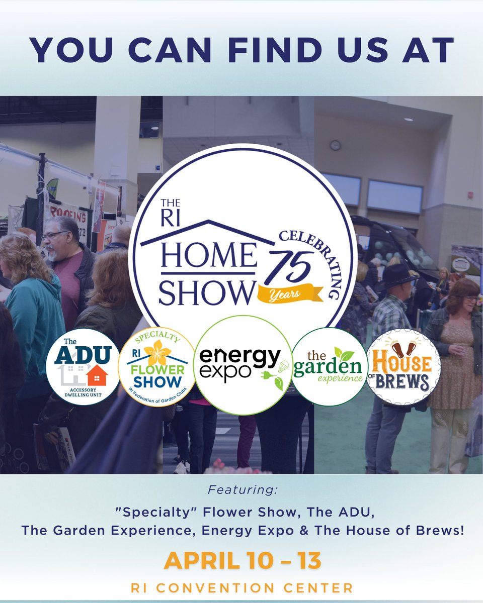 RIConvention's tweet photo. Ready for the latest in home improvement and remodeling? The 75th Annual @RIBAHomeShow RIBAHomeShow is coming up soon and you won't want to miss out! 

To learn more please visit: https://t.co/7ygJHWE3mB

#75YearsOfRIHomeShow #RIHomeShow2025 #RIHomeShow #RIConventionCenter https://t.co/g4HKhLIMqV