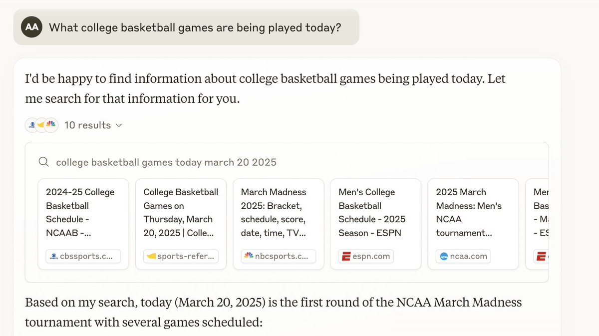 alexalbert__'s tweet image. Web search is now available in claude dot ai. Claude can finally search the internet!