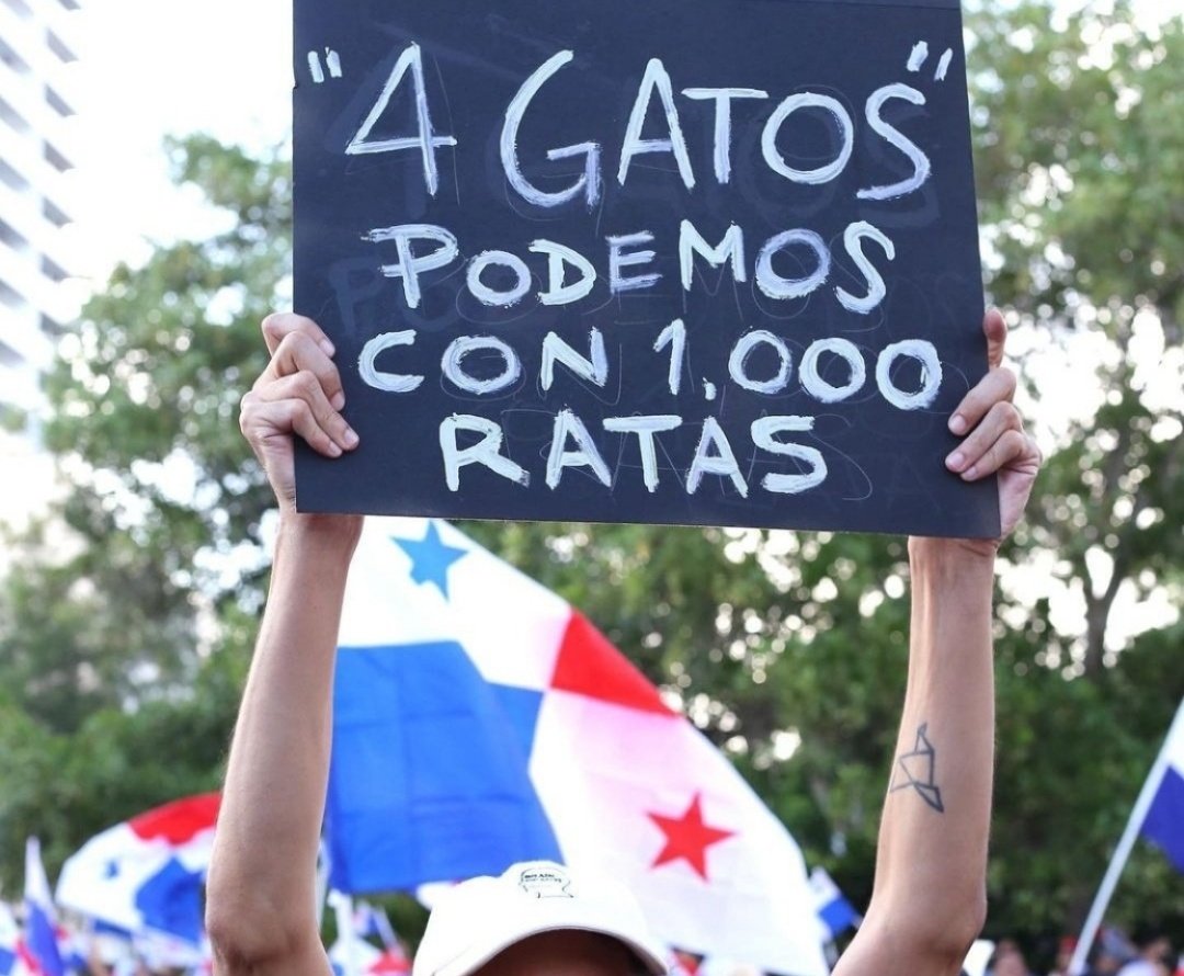 Otra pancarta que se puede reciclar