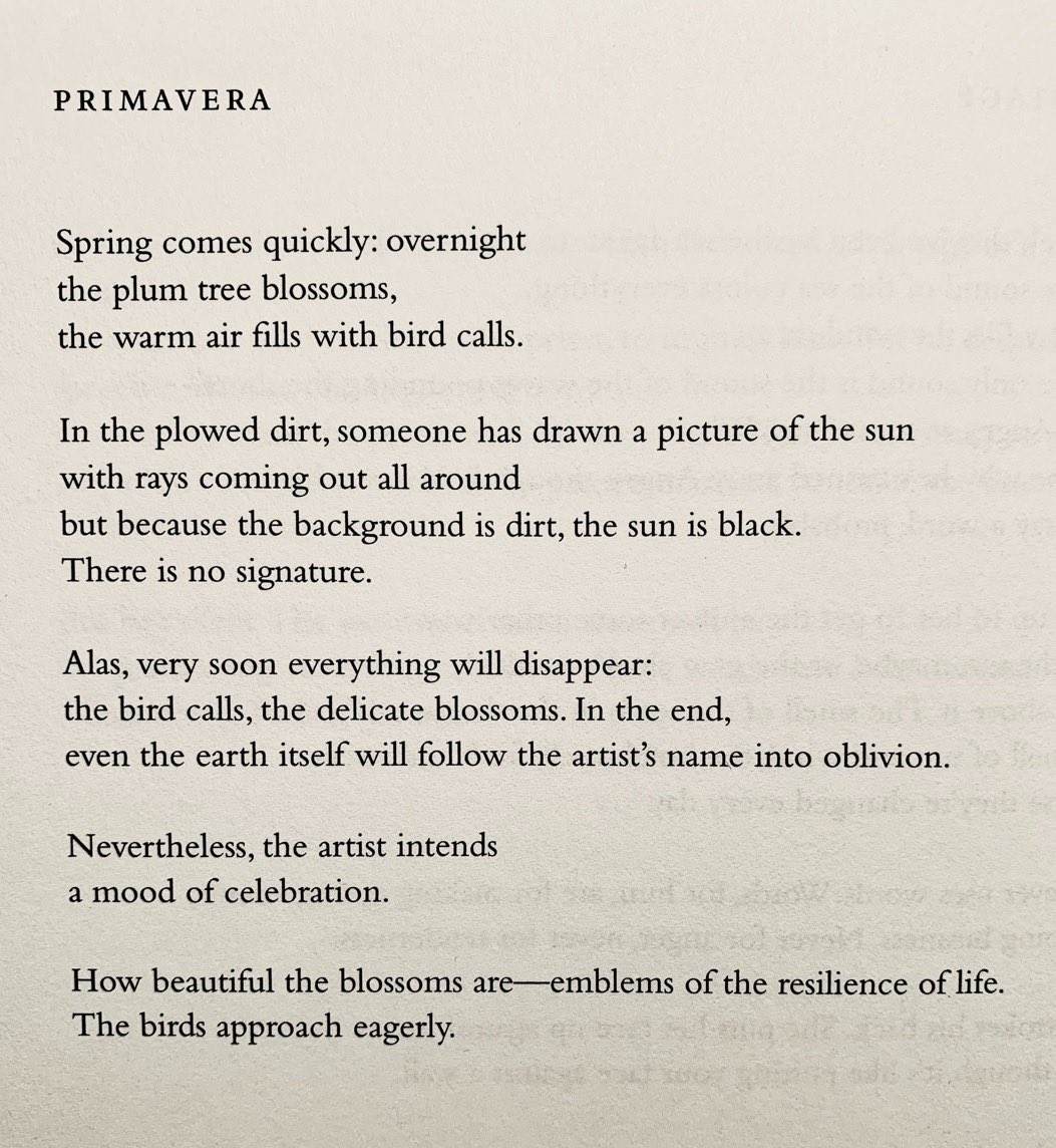 Primavera de Louise Glück