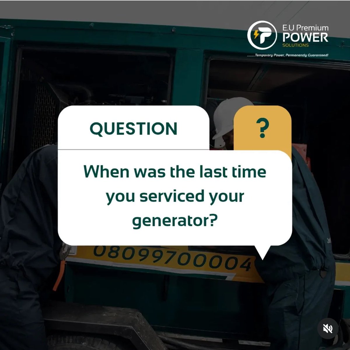 ppsolutions_'s tweet image. Need a professional team to handle your generator maintenance? Make the switch to PPS maintenance services and enjoy peace of mind.

Call us on 08099700004 or 09160205000

#premiumpower #generatorrentalsinlagos #generatormaintenance #generatorforrent #eventvendors