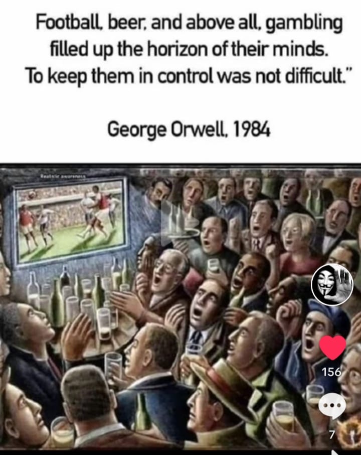 TWIZTED2020's tweet photo. Always beware of being intentionally distracted by flashy events that tend to attract large crowds of people. Always make sure you are paying attention to what both hands of the magician are doing!! 👀
#orwellian #GeorgeOrwell #distractions #controlthoughts #MindControl