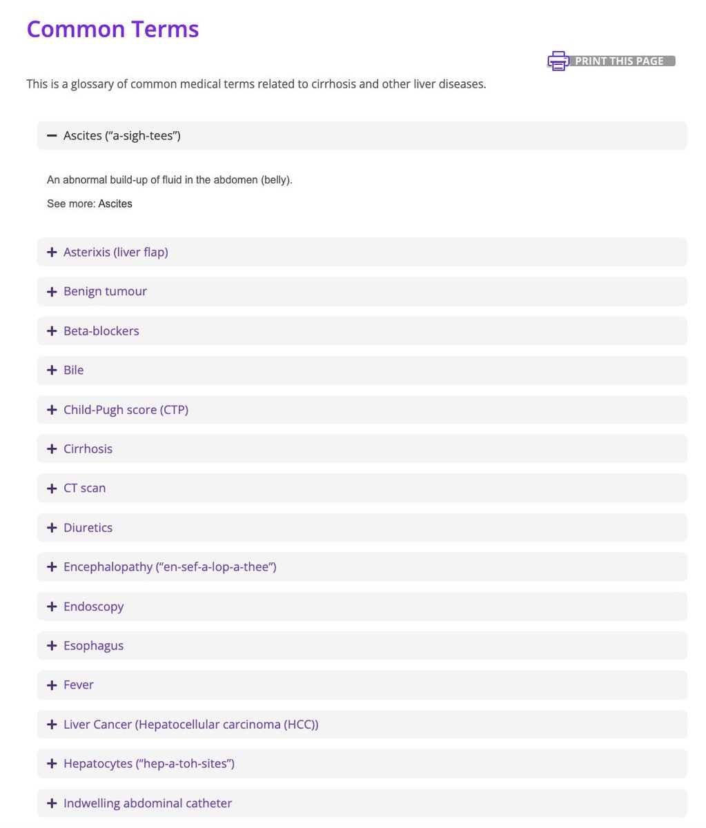 CirrhosisCareAB's tweet image. Help your patients understand new terms in their cirrhosis diagnosis like "ascites" or "hepatic encephalopathy." Guide them to CirrhosisCare.ca for clear explanations and resources and empower them to navigate their health journey with confidence!
#LiverTwitter