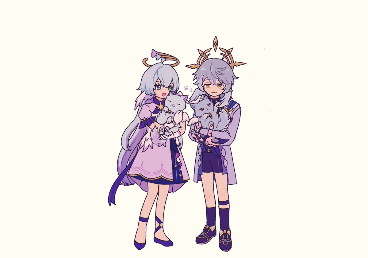CHA_RUR_U's tweet photo. 🪽天環兄妹ちびっこ🐈妄想.. https://t.co/a6Op3YS9io