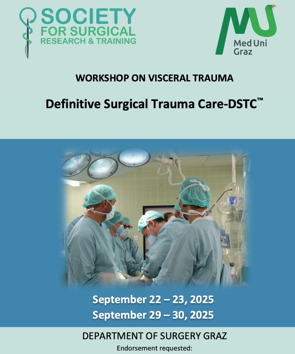 Abe Fingerhut (@abe_laparoscopy) on Twitter photo #some4surgery #surgeonsforsurgeons
honored & privelged 2 participate once again in the most popular & widely sought visceral trauma course in Europe (if not in the World...)
you can try 2 join (but probably already overbooked, maybe the next one!) rosmarie.suppan@medunigraz.at #some4surgery #surgeonsforsurgeons
honored & privelged 2 participate once again in the most popular & widely sought visceral trauma course in Europe (if not in the World...)
you can try 2 join (but probably already overbooked, maybe the next one!) rosmarie.suppan@medunigraz.at