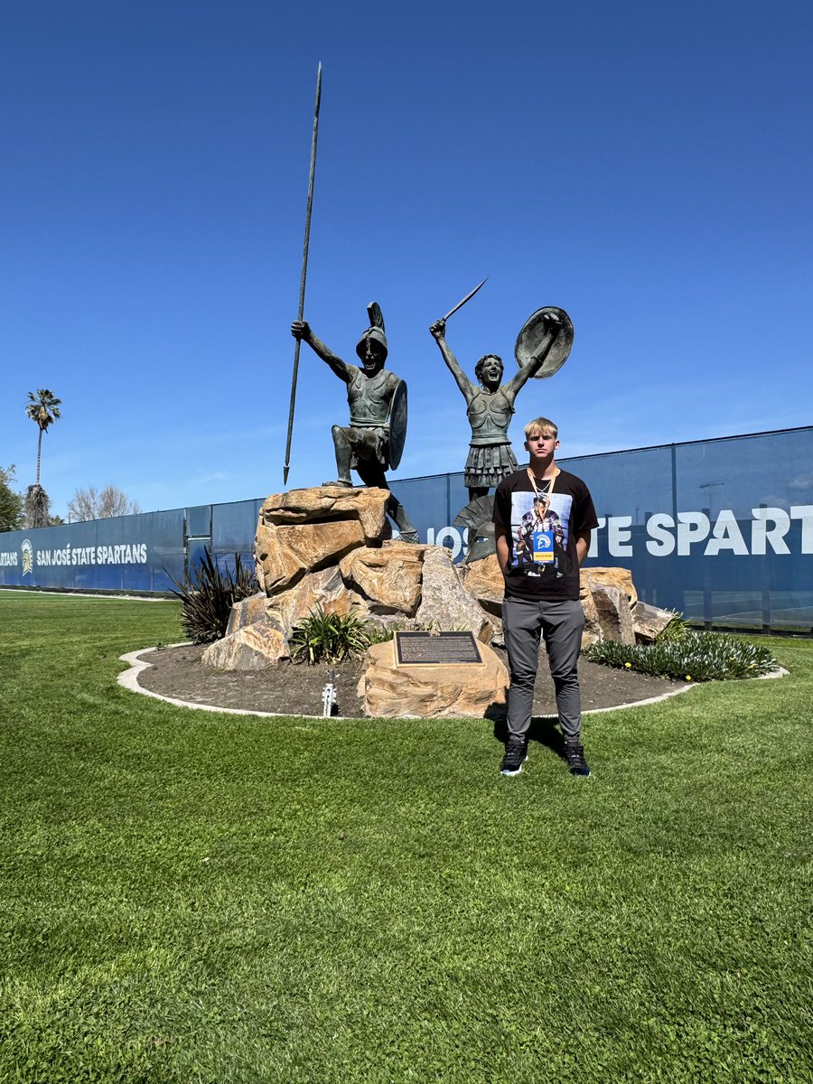 Bryce McDaniel (@bryce_mcdaniel4) on Twitter photo Thank you <a href="/SanJoseStateFB/">San José State Football</a> for having my Dad and I out to watch some Spring Ball!
<a href="/CoachMikeJudge/">Mike Judge</a>
<a href="/TheBecaPerez/">Beca Perez</a>
<a href="/CoachStutzmann/">Craig K. Stutzmann</a>
<a href="/ken_niumatalolo/">Ken Niumatalolo</a>
<a href="/WillTurpin5/">Will Turpin</a>
<a href="/Hughsonfootball/">Hughson Football</a>
#ThisIsSparta | #AllSpartins Thank you <a href="/SanJoseStateFB/">San José State Football</a> for having my Dad and I out to watch some Spring Ball!
<a href="/CoachMikeJudge/">Mike Judge</a>
<a href="/TheBecaPerez/">Beca Perez</a>
<a href="/CoachStutzmann/">Craig K. Stutzmann</a>
<a href="/ken_niumatalolo/">Ken Niumatalolo</a>
<a href="/WillTurpin5/">Will Turpin</a>
<a href="/Hughsonfootball/">Hughson Football</a>
#ThisIsSparta | #AllSpartins