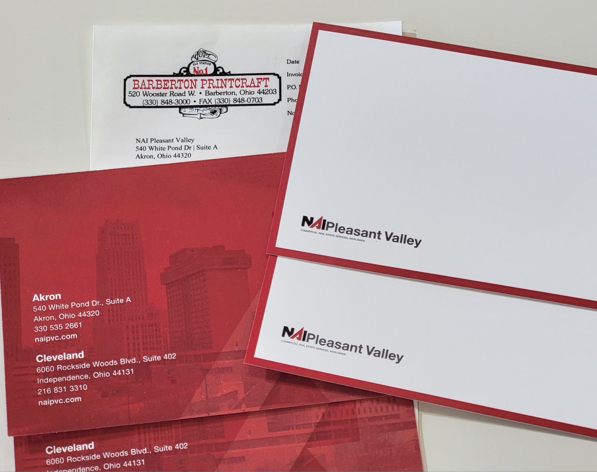 Thanks to Barberton Printcraft  for making our new notecards! Our agents are thrilled.

Check out their website: barbertonprintcraft.com