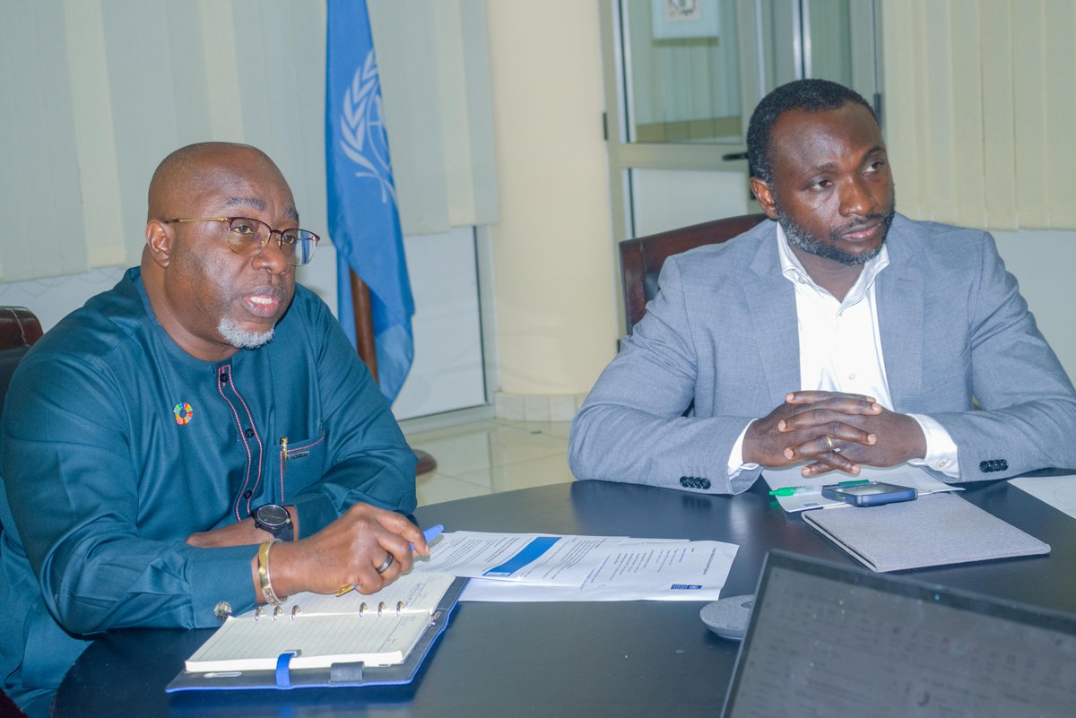UNDPSierraLeone's tweet photo. #UNDP hosted the 2nd Steering Committee Meeting for #EWASME proj, co-chaired by Min. of Agric, @HenryMKpaka &amp; our #ResRep, @FredAmpiah. Key stakeholders reviewed progress, challenges &amp; approved 2025 workplan for empowering women-led businesses in the rice value chain. @isdb_group https://t.co/GcsVMNvocc