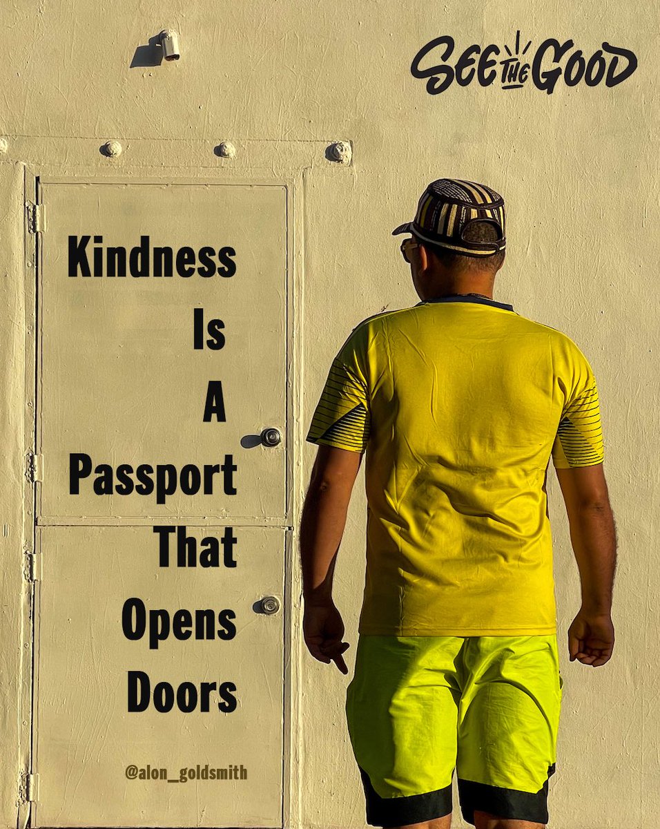 Kindness has the power to open doors, build bridges, and create endless opportunities.

What’s one kind thing you’ve done this week? Share in the comments! ⬇️