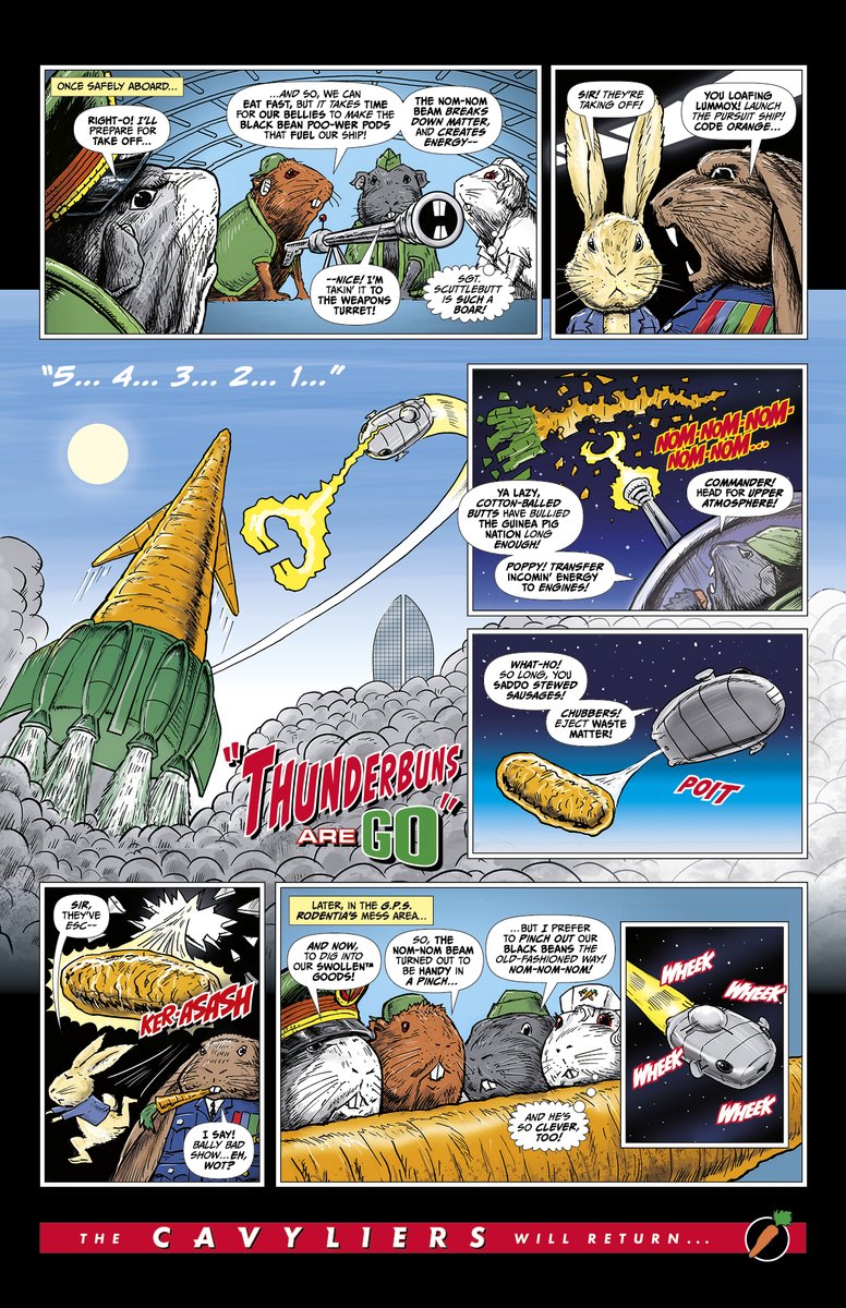 StorytimeSteve's tweet photo. THE CAVYLIERS ("Cavy" is the science-y word for "guinea pig.") Originally a British comic strip, we'll work with editors to adapt it as an Early Chapter books (series). Similar to: Geronimo Stilton and Adventuremice by Reeves & McIntyre. WHEEK! 🥕#TLPPitch #CB #GN #HUM #Series https://t.co/lGGwZinYrG