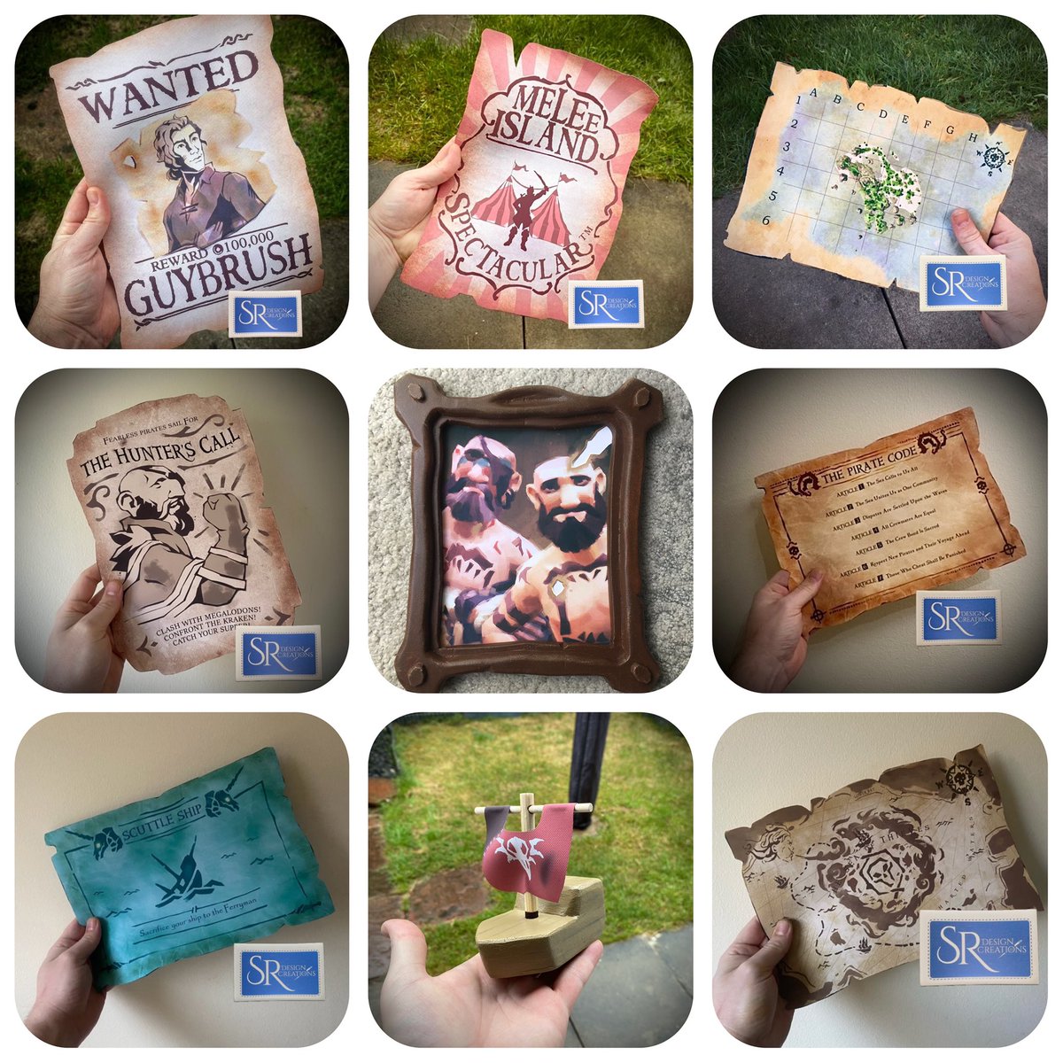 Sherl0ckSparr0w's tweet photo. Happy 7 year anniversary to #SeaOfThieves To celebrate I’m running a little 7% off sale on all SoT items in my Etsy shop. So if you’re after some canvas art, a boat or some other goodies, feel free to take a look!

https://t.co/CaITbLVh3S https://t.co/7FWSOGCLKf