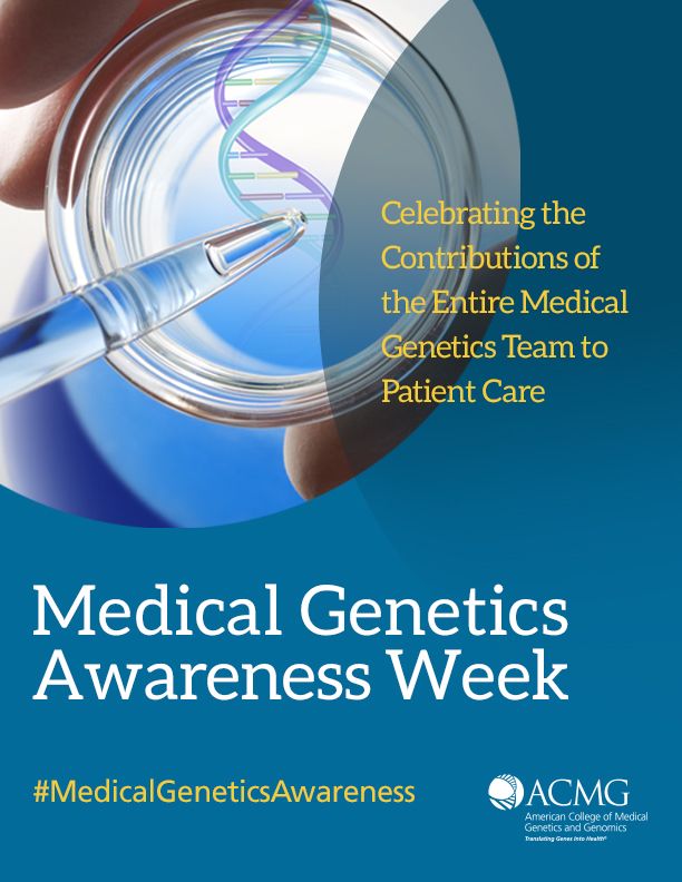 Happy #MedicalGeneticsAwareness Week 2025!

SIMD celebrates all members of the #medicalgenetics team and the #clinicalgenetics teams involved in patient care! Thank you for all you do!

Who is in LosAngeles at the  <a href="/TheACMG/">ACMG</a> meeting this week?