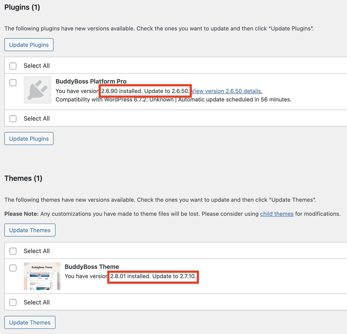 I have a #wordpress install with <a href="/BuddyBossWP/">BuddyBoss</a> hosted on <a href="/wpengine/">WP Engine</a> ... 
Most of the times I have to update pro plugins manually because #wpe doesn't show any updated version and when I do I get this!!!
Is this an WordPress or WPE issue?