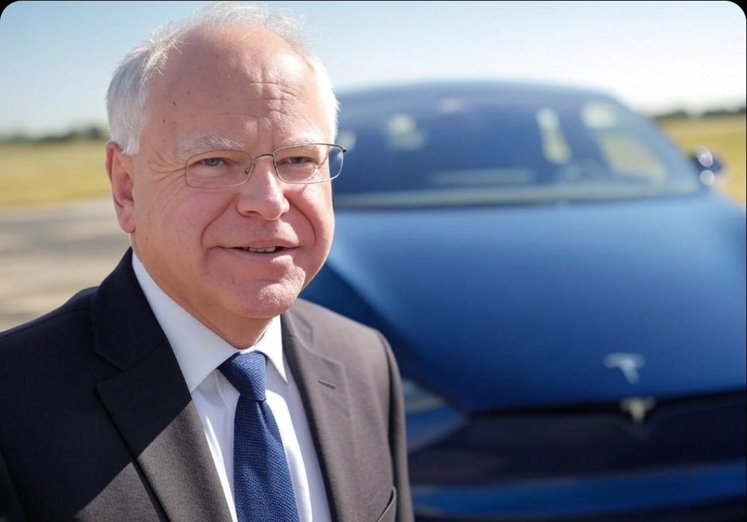 Tim is probably buying Telsa stock on the side.