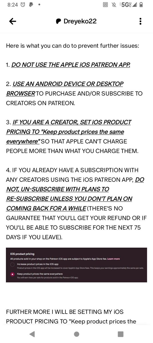 BECAUSE YOU SHOULD KNOW
#Apple #patreon #ios 
patreon.com/posts/12477525…