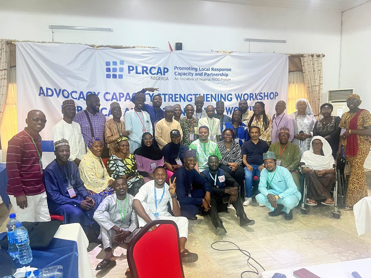 FUBC_Initiative's tweet photo. #PLRCAP Nigeria
Promoting Local Response Capacity and partnership, an initiative by the @INGOforum_ng #PLRCAP organized on 2DAYs workshop for which @FUBC_Initiative was honored to be a part of this energizing event.
Theme: Empowering Local CSOs with Advocacy Skills and Strategies https://t.co/i3Trdk39uA