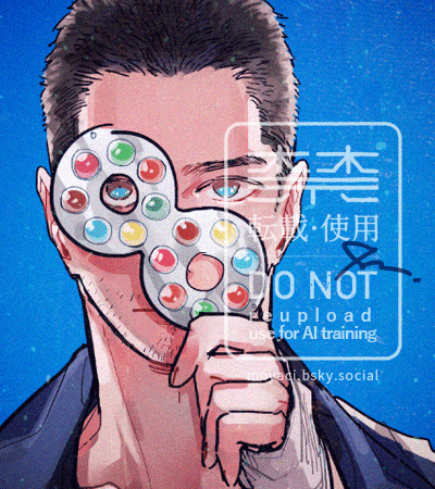 「陳占と洛軍大きい版はブルースカイにあります 」|🍨のイラスト